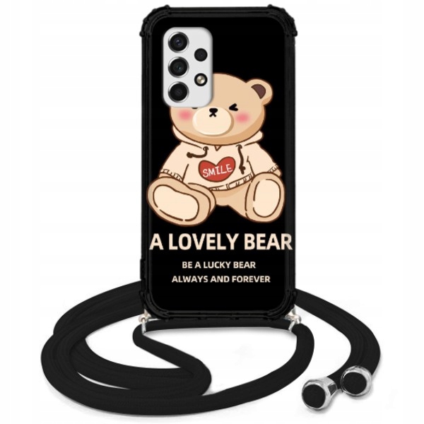 

Etui Crossbody Czarny Do Samsung A53 5G Miś