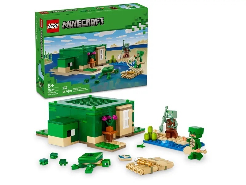 Lego Minecraft Domek Na Pláži S Želvami
