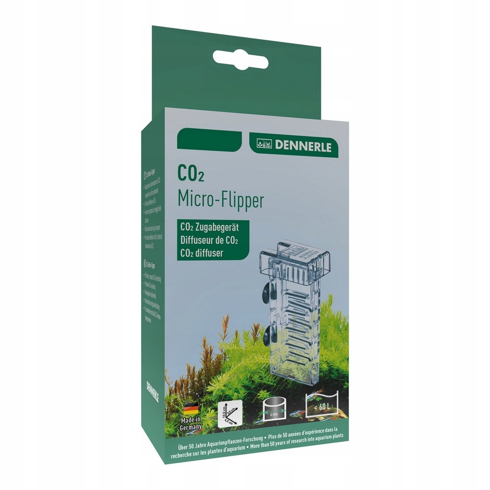 Levně Reaktor CO2 Pro Akvárium Do 60 L Rostliny Růst Micro Flipper Dennerle
