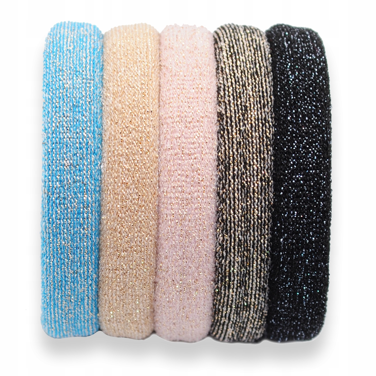 6x GUMKI GUMKA DO WŁOSÓW KOLOR ELASTYCZNA MOCNA BEZ ŁĄCZEŃ KUCYK WARKOCZ Model kolor