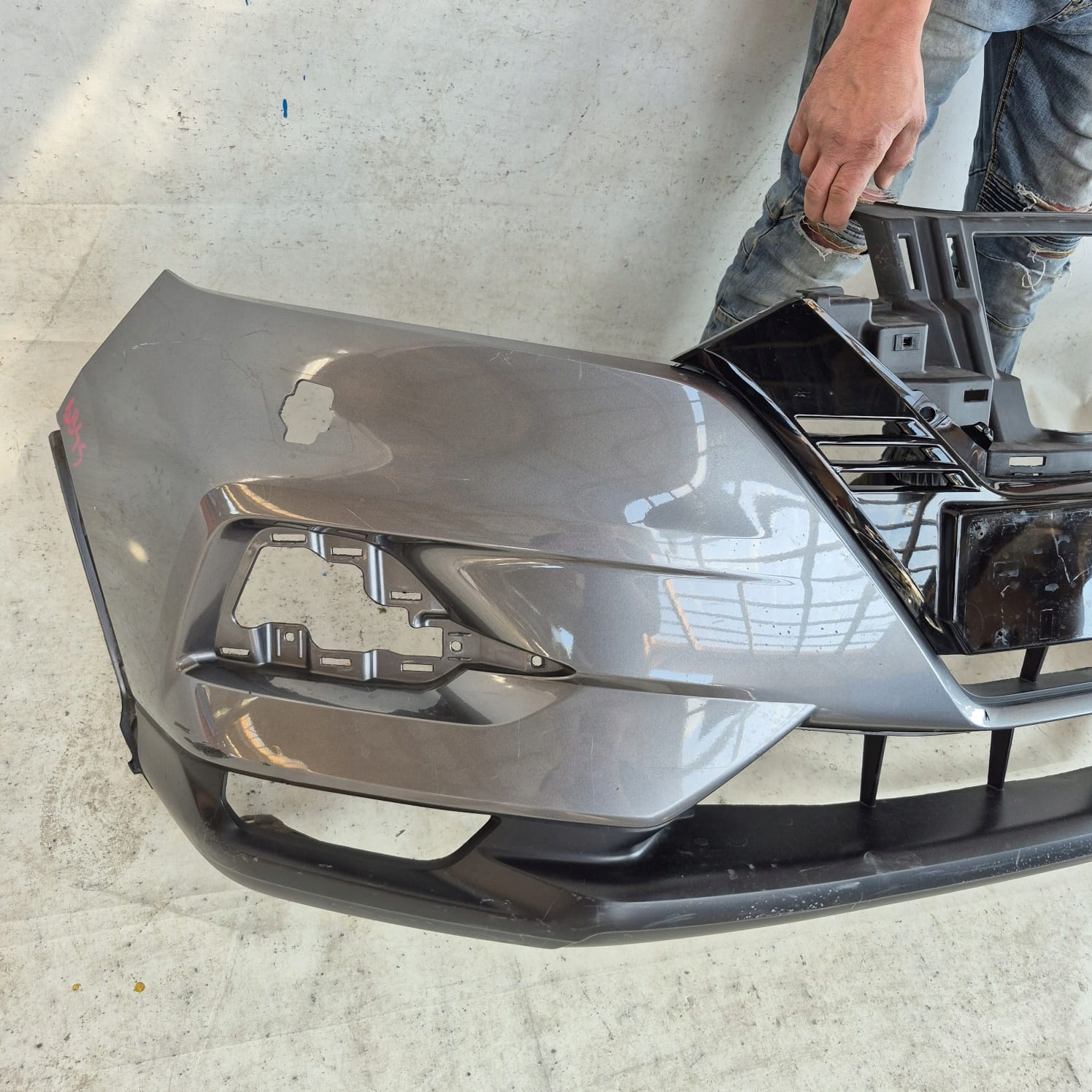 NISSAN QASHQAI II 2 LIFT 17-21 bumper front front washer