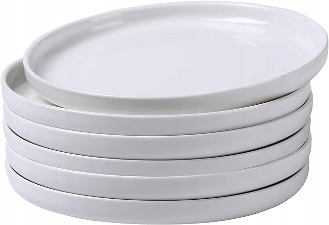 6 kusů sada Talíře Nádobí Příkrmy 25 cm