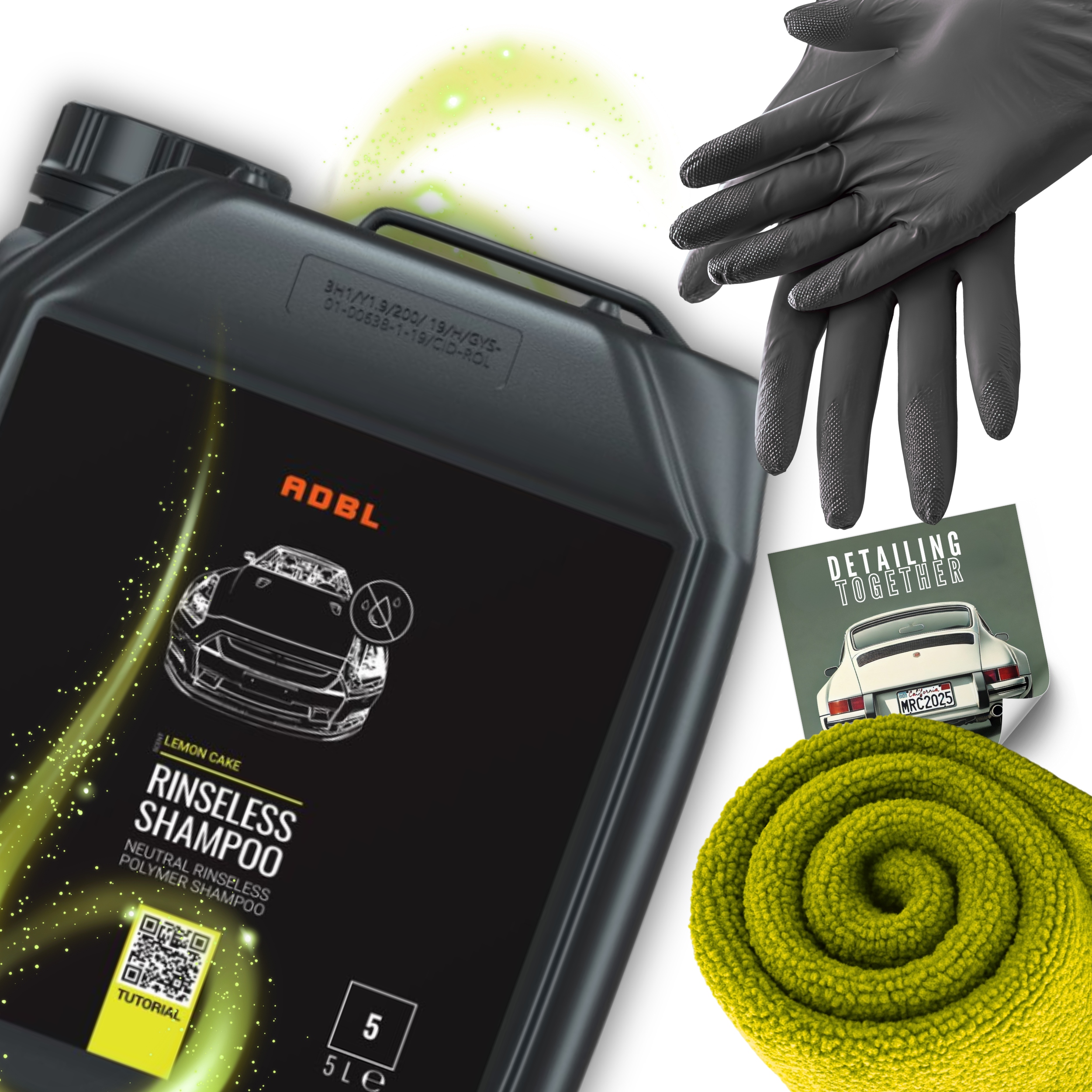 Bezoplachový šampón do auta Adbl Rinseless Shampoo 5L Quick Detailer