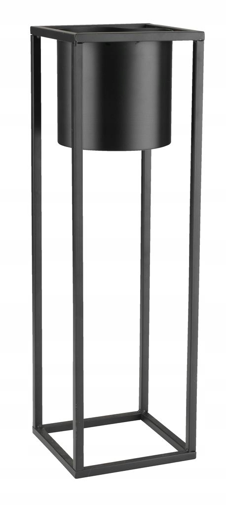 DONICZKA DONICA KWIETNIK OSŁONKA CZARNA LOFT 50 cm Kolor czarny