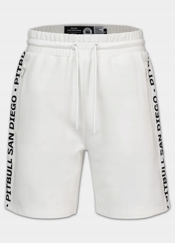 Pánské teplákové šortky Pitbull Tape Parker s krátkými kraťasy a nápisy na bocích