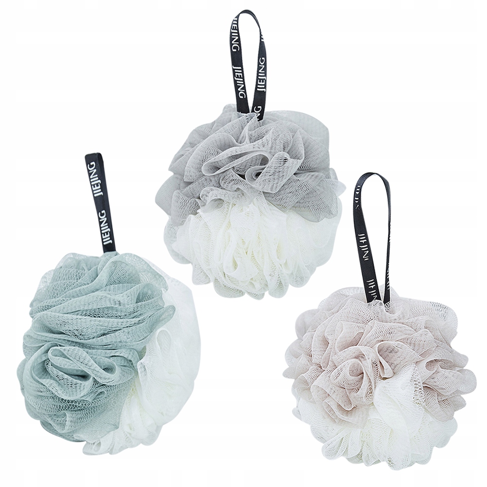 GĄBKI DO KĄPIELI DO CIAŁA SCRUNCHIE POD PRYSZNIC