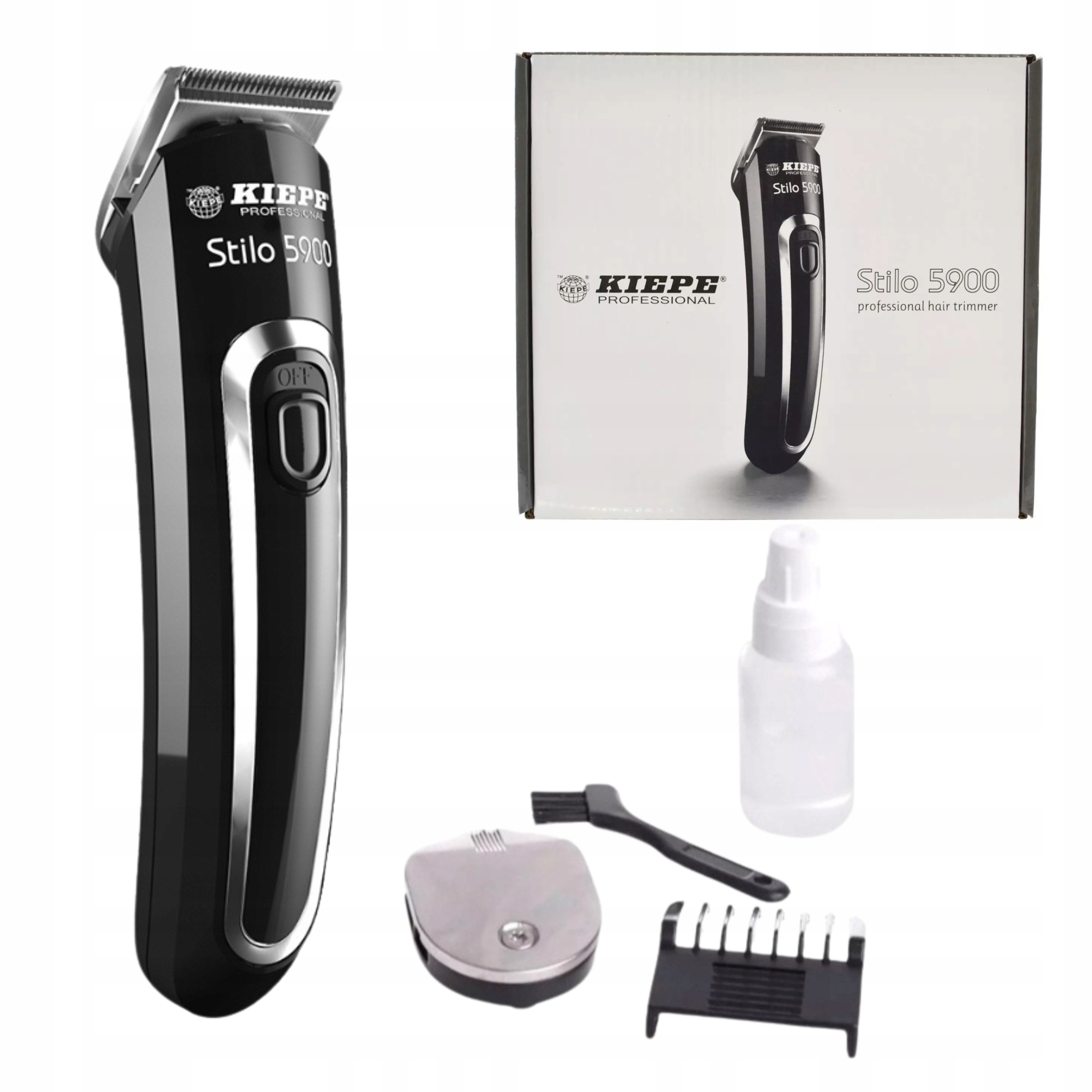 Maszynka Trymer do Strzyżenia Włosów Brody Kiepe Stilo Barber Profesjonalny