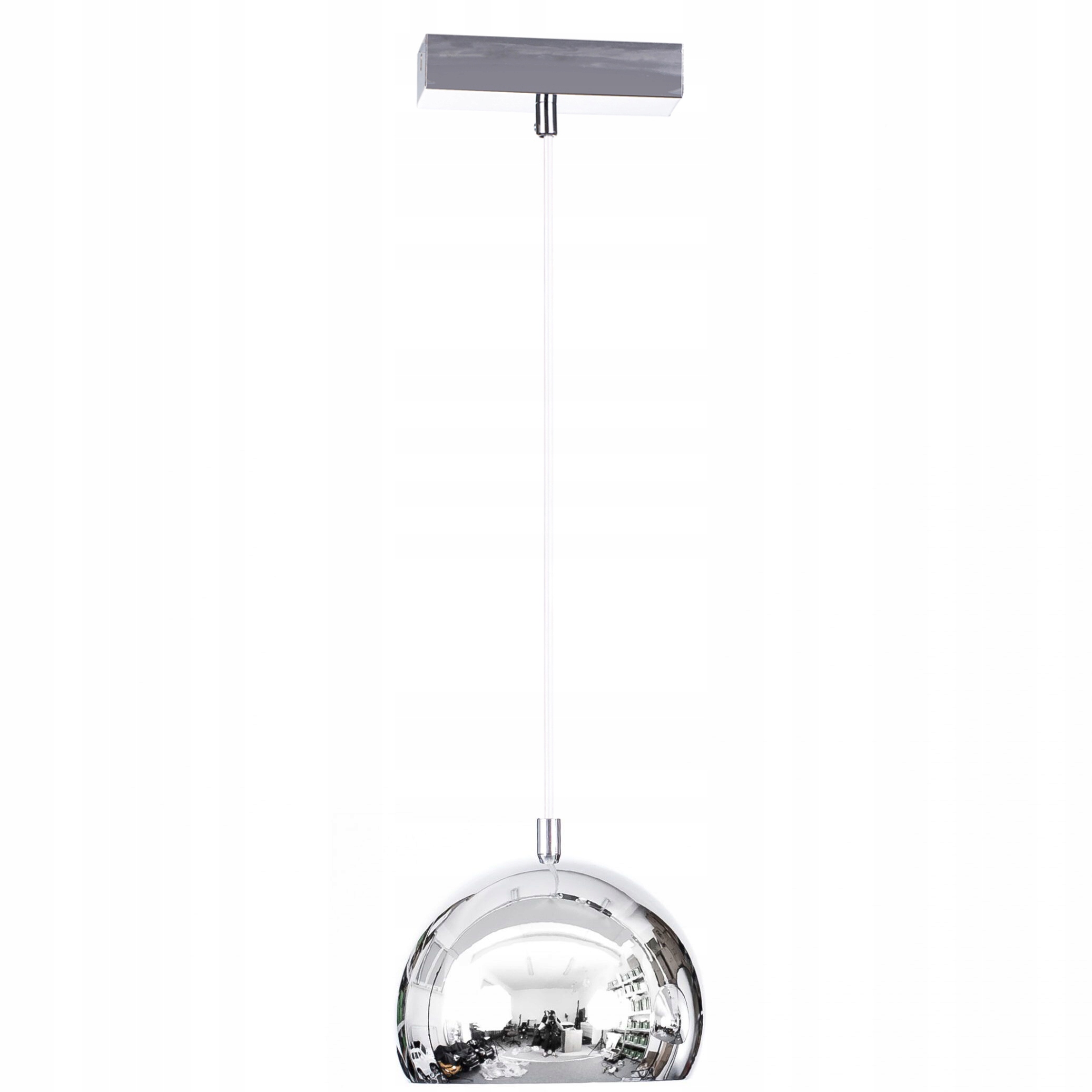 Lampa Wisząca Sufitowa Żyrandol Led Koma 1 chrom