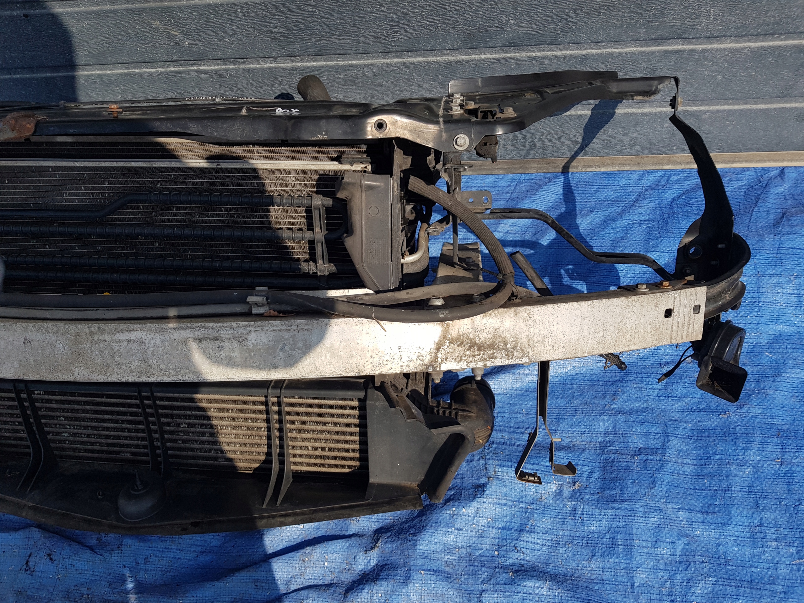 support panel for radiators radiator MERCEDES W207 2.2 CDI MANUAL