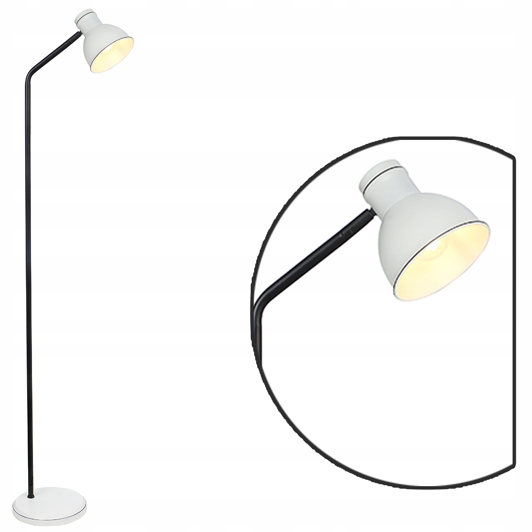 Moderní stojací podlaha 1X40W E27 Bi+cz