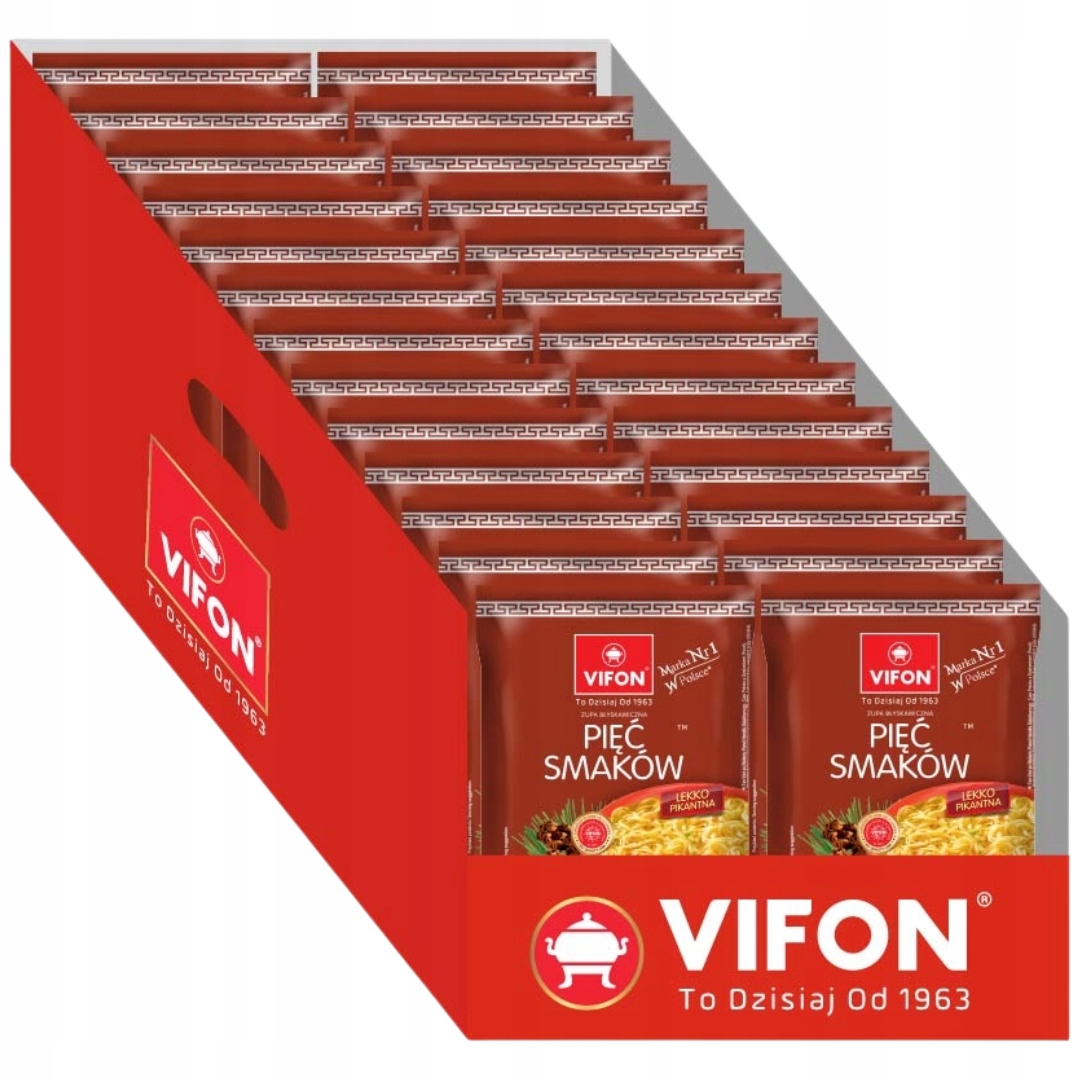 Levně Vifon Instantní polévka s pěti příchutěmi, 70 g x 24 kusů