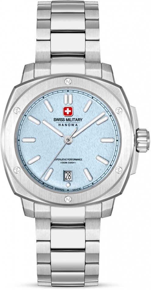 Zegarek męski Swiss Military SMWGH0006502 niebieski klasyczny do pływania