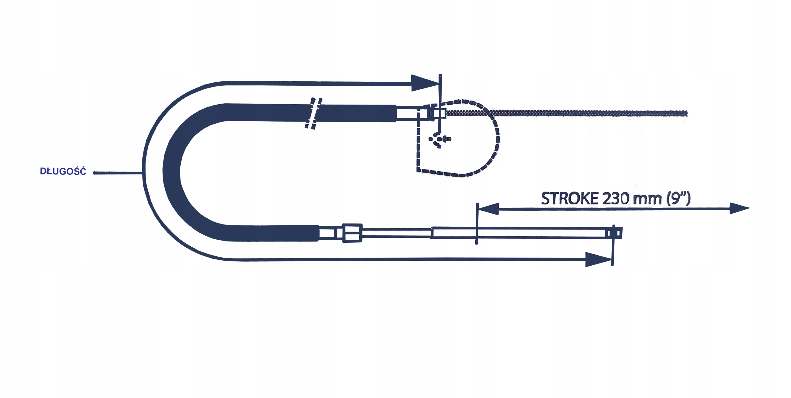 ZESTAW LINKA PRZEKŁADNIA STEROCIĄG 10 FT 305 CM Marka Vetus