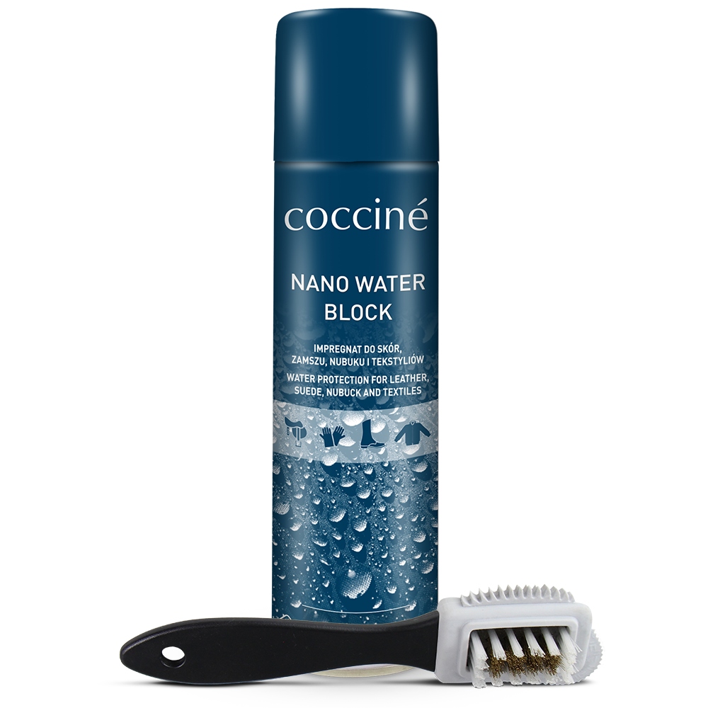 

Impregnat Coccine+ Szczotka z kostką zamsz i nubuk