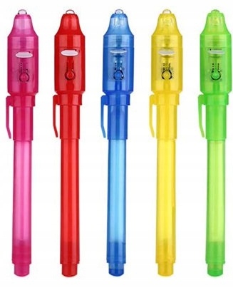 

Zestaw 5x Niewidzialny Magiczny Długopis Uv Led