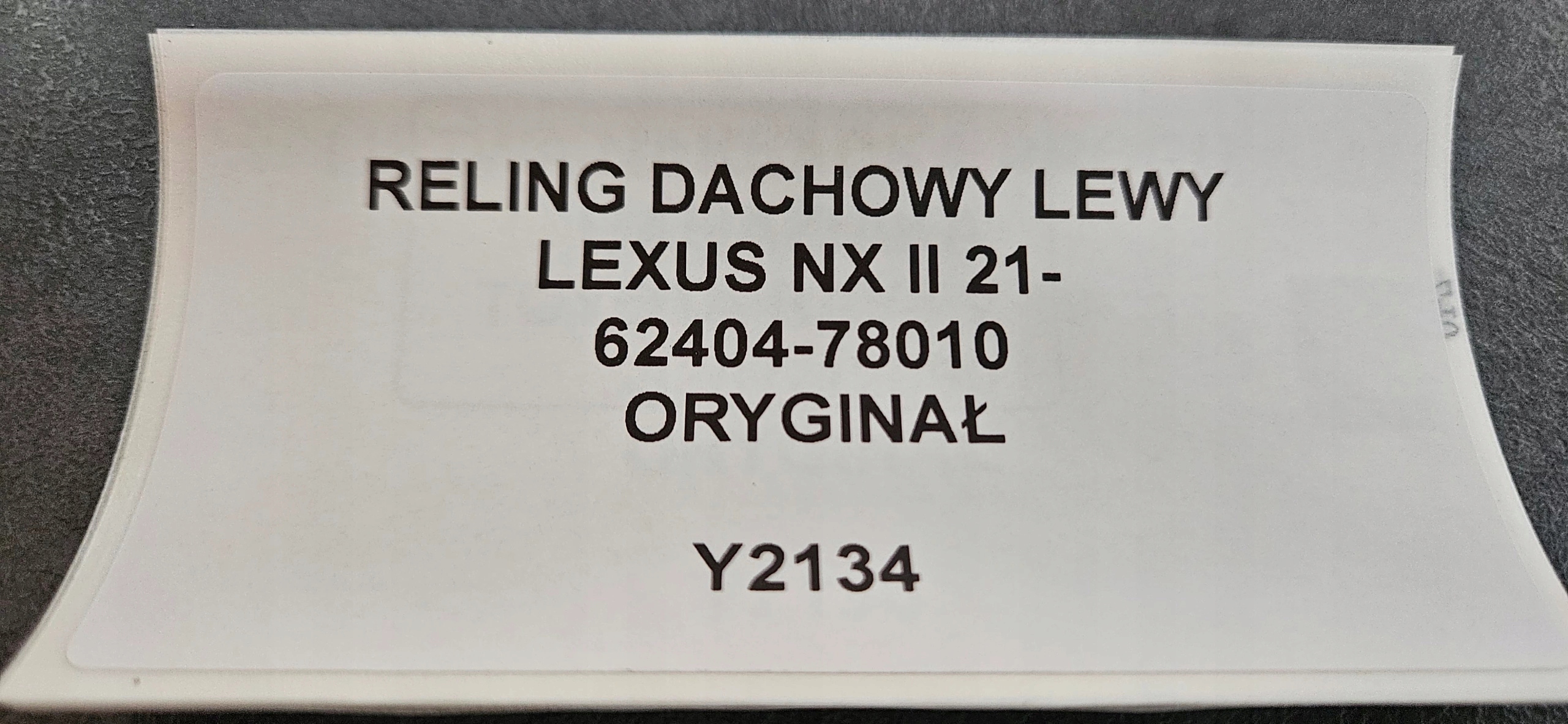 Dachreling dach links LEXUS NX II 21- Original 62404-78010