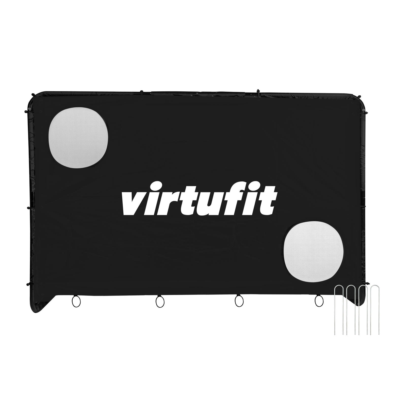 Virtufit Bramka piłkarska Pro z plandeką celnościową 120 X 80 cm