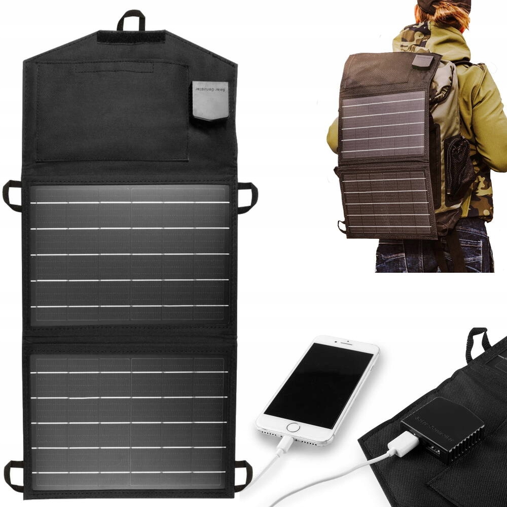 Ładowarka solarna panel słoneczny do telefonu Neo 2x Usb 5V 1,5A