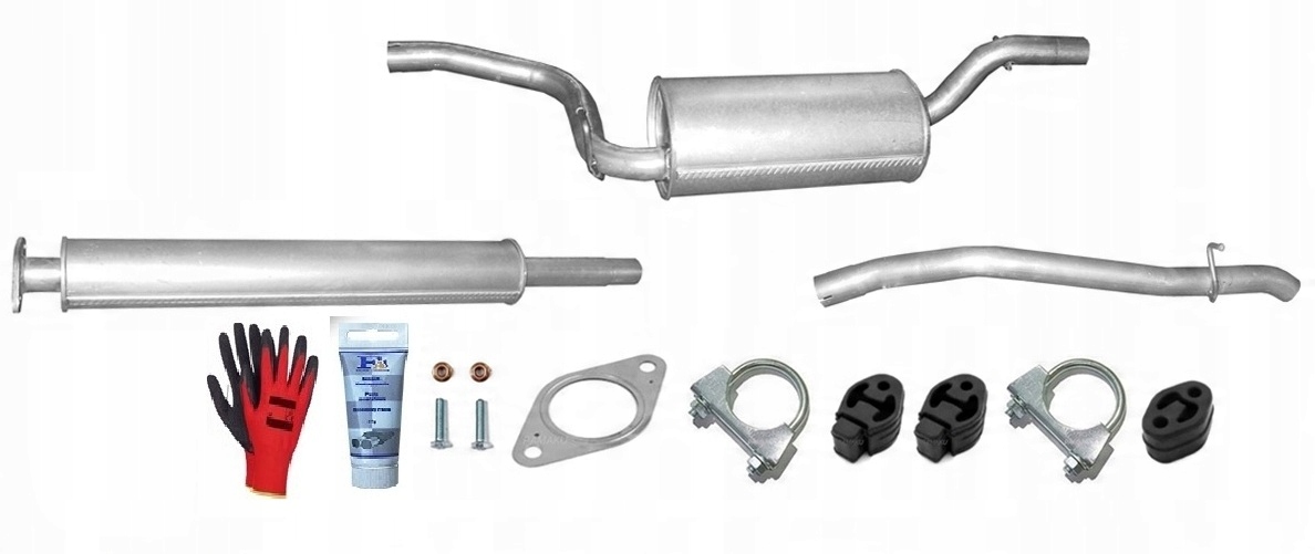 Volvo S40 1.8 2.0 (2004-2010) sada tlumičů výfuku bonus