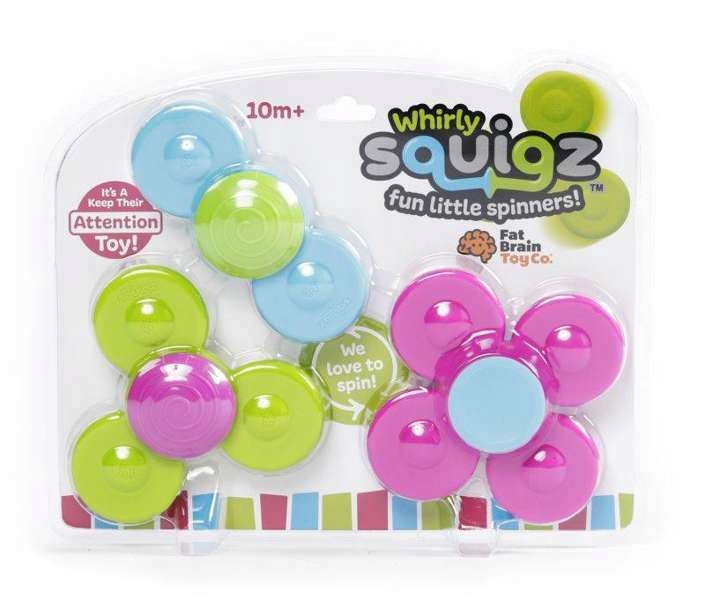 

Fat Brain Toys Wirujące Przyssawki Whirly Squigz