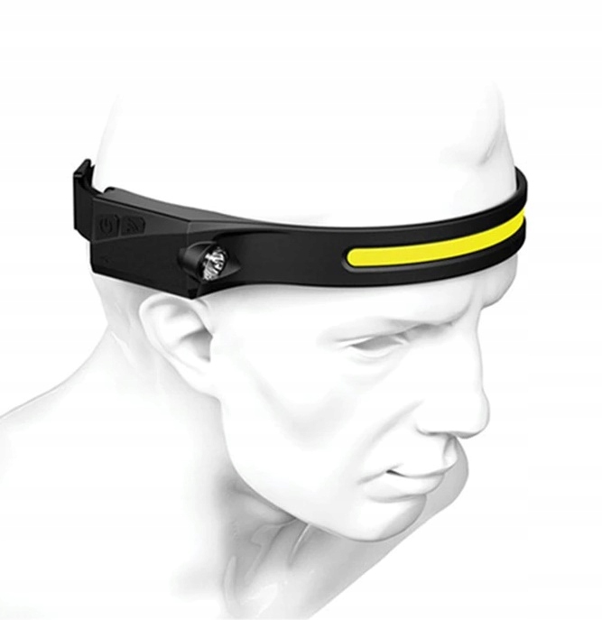 LATARKA CZOŁOWA CZOŁÓWKA CZUJNIK RUCHU WODOODPORNA Rodzaj czołowa