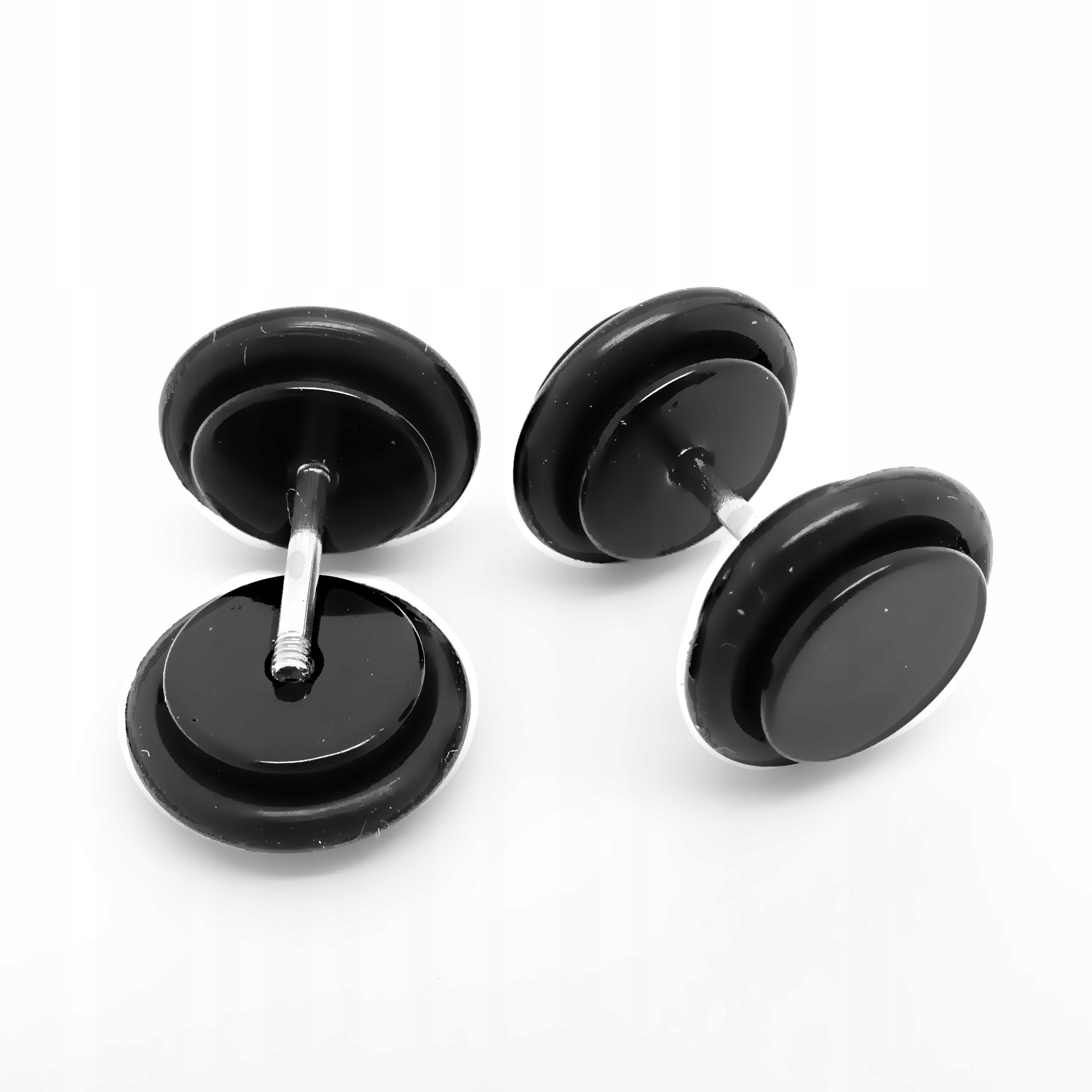 

Kolczyk Fake Akryl Oszukany Plug Czarny 10mm