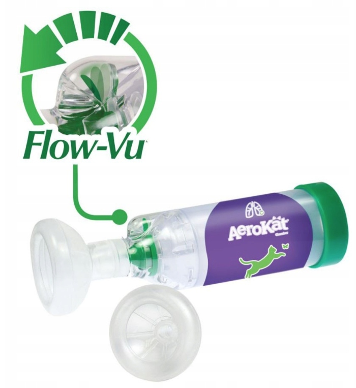 Inhalator Do Podawania Leków Wziewnych Dla Kota Choroby Oddechowe