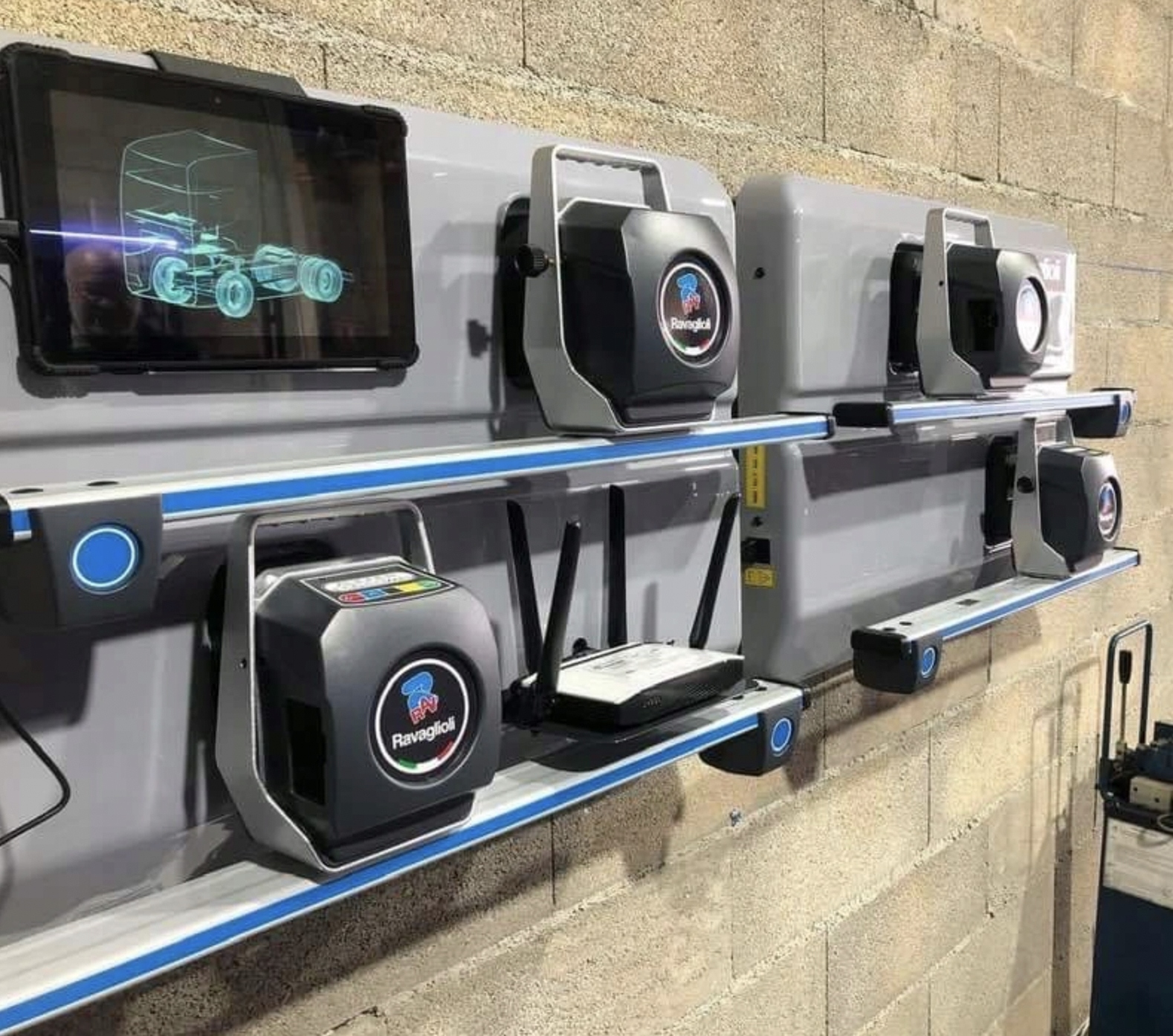 Ravaglioli TD2. 0 WiFi колесная геометрия устройства