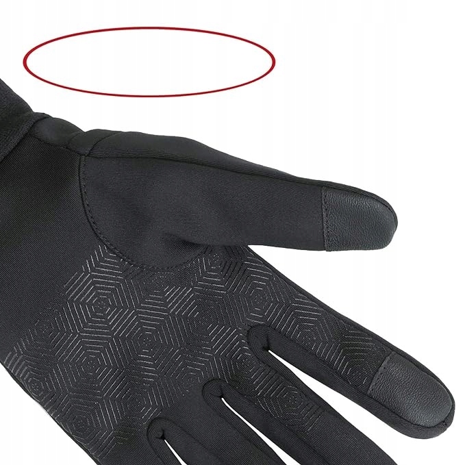 ANTYPOŚLIZGOWE RĘKAWICZKI CIEPŁE LEKKIE ZIMOWE SPORTOWE WIATROSZCZELNE Rodzaj pięciopalczaste