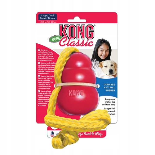 

Kong Classic With Rope rozm. XL