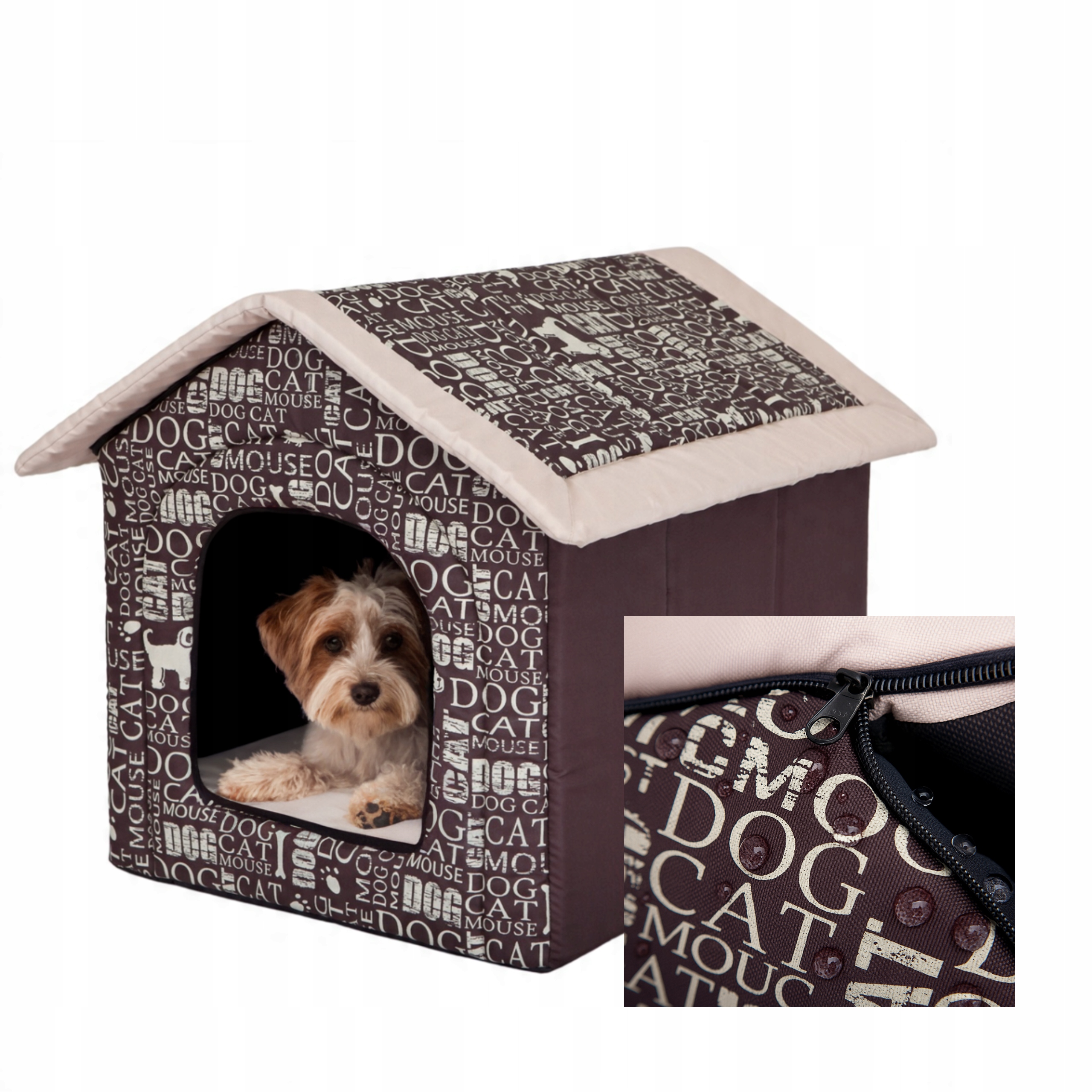 Bouda pro psa – Pelíšek, Měkká bouda, Domeček, Poslání, Doggy 60x55x60 cm