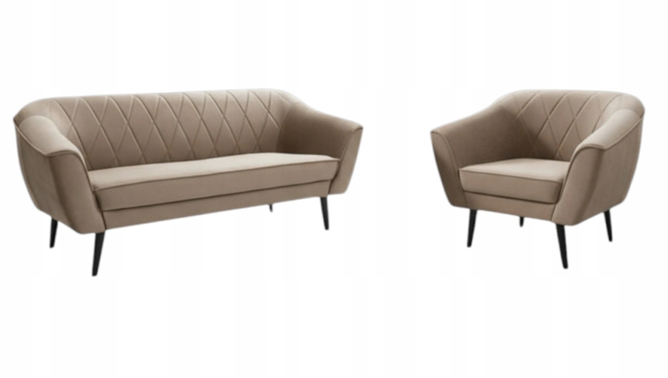 SKANDINAVIŠKO STILIAUS SOFŲ RINKINYS SOFA 3+1 ĮVARIOS SPALVOS