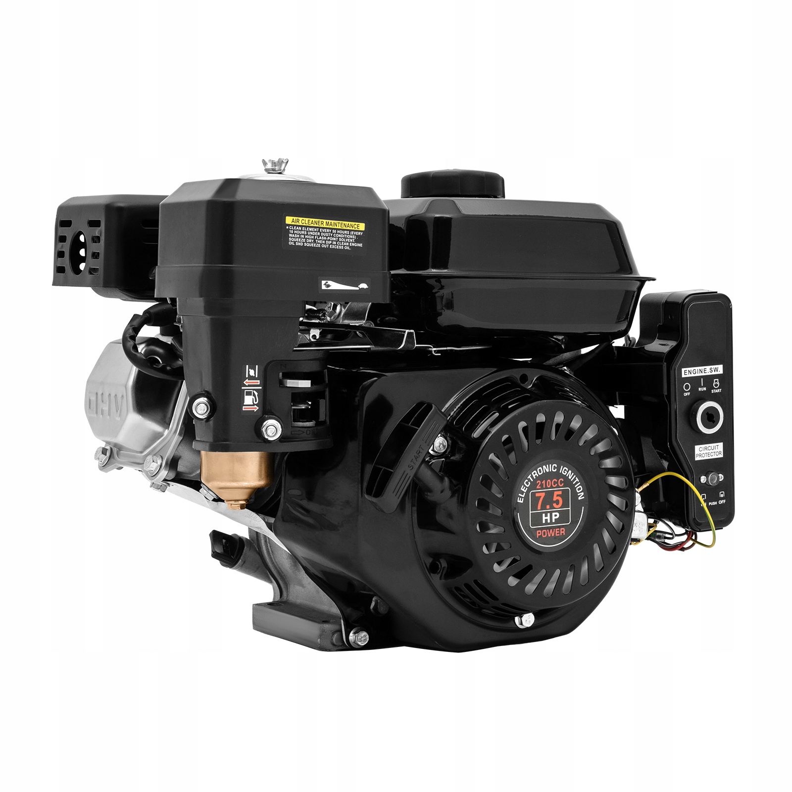 7.5 Hp Benzínový Motor S 3 Kw Výkonu A Elektrickým Startováním