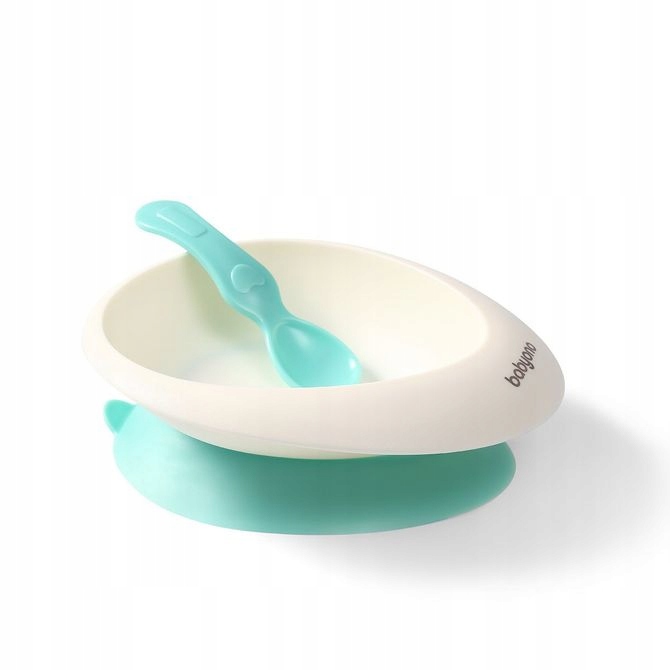 MISECZKA Z PRZYSSAWKĄ I ŁYŻECZKĄ DO KARMIENIA