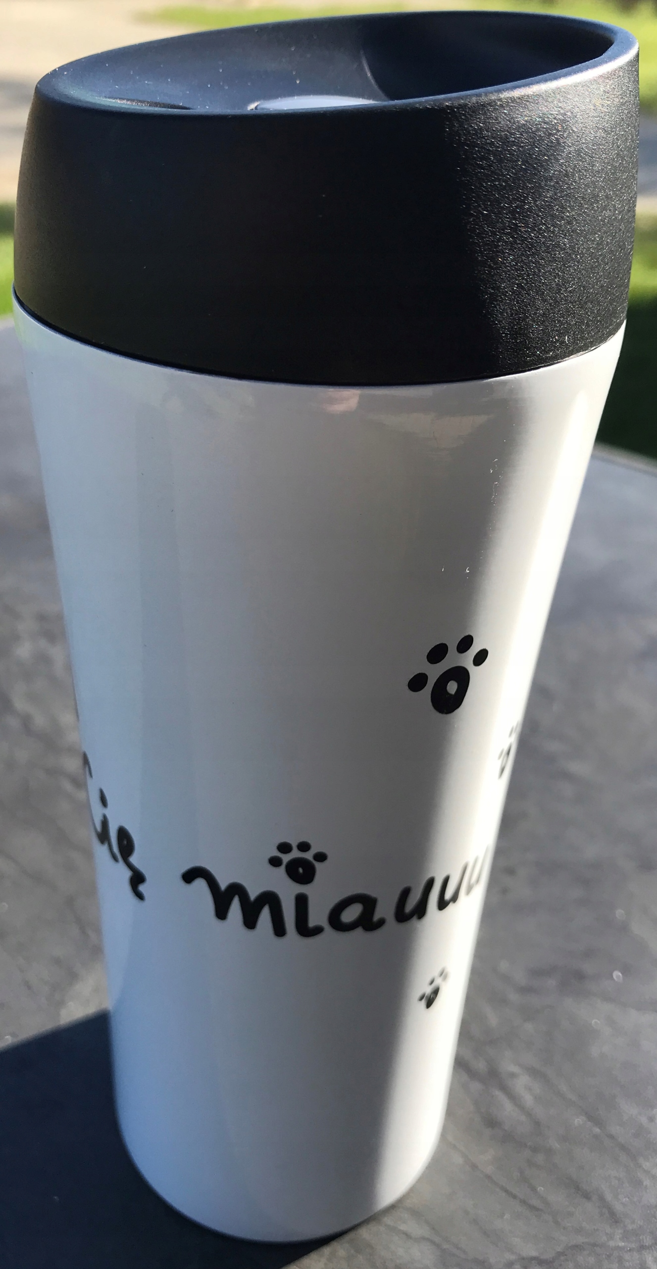 KUBEK TERMICZNY AMBITION LOVE BIDON TERMOS 400ml dla zakochanych z kotem Model Kubek