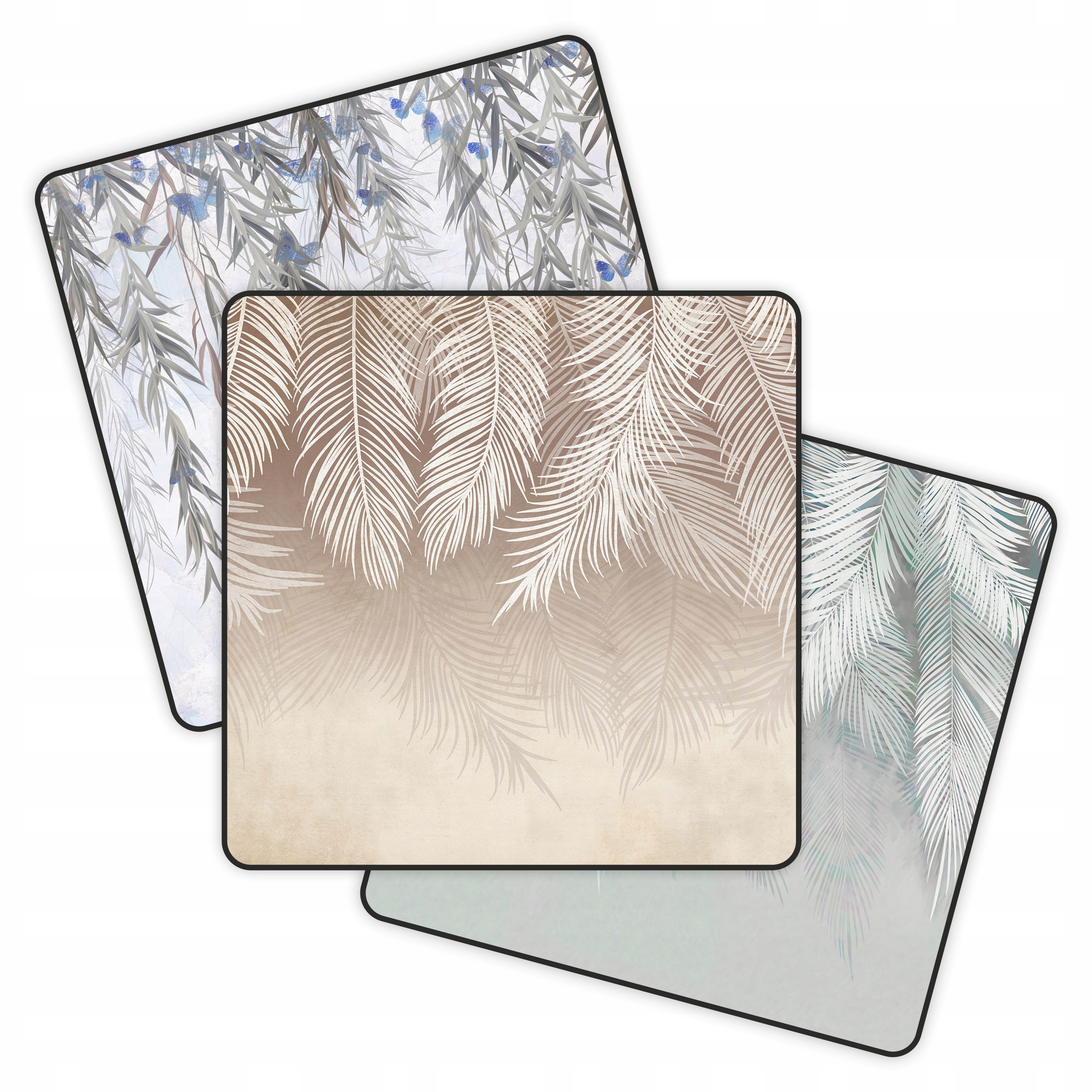 Fototapeta Premium 3D Obývacia Izba Spálňa Závesné Listy Kolekcia 490 x 260 cm