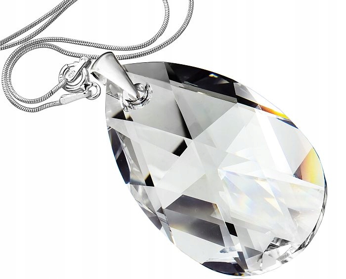 Krystaly Krásný Náhrdelník Crystal Stříbro Arande