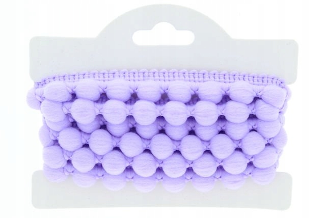 Páska Bambule lem s Bambule výstupky lila 15mm 25m
