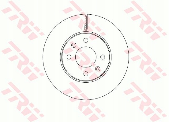 TRW DF6794 Tarcza hamulcowa