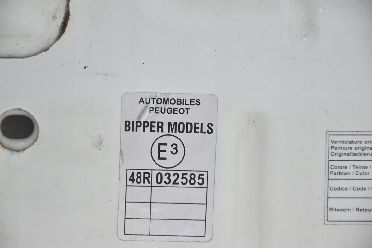 Cofano PEUGEOT BIPPER