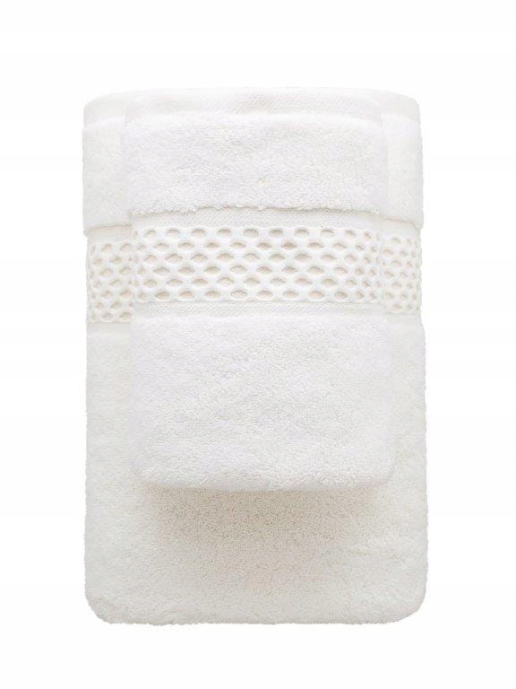 

Ręcznik 50x90 Rete gruby kremowy bawełna 650g