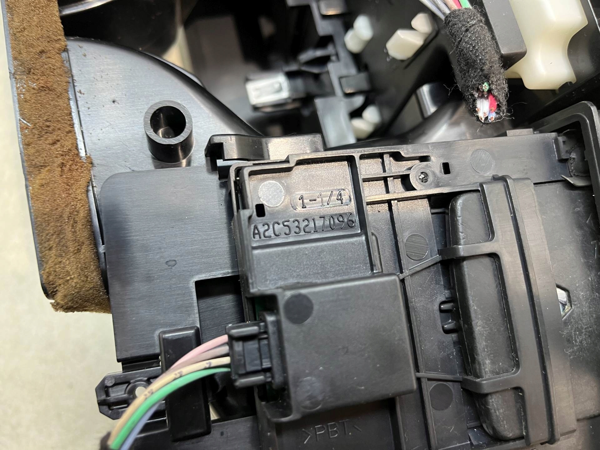 PANEL des lüfters,Halter für drink,Kartenleser LAGUNA III 2.0 DCI