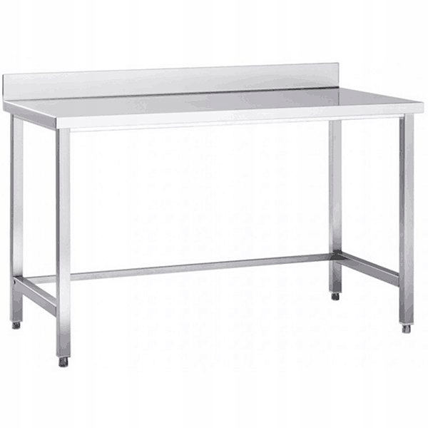 Stół Gastronomiczny Składany Przyścienny 120X60X85 CM Nierdzewny Technica