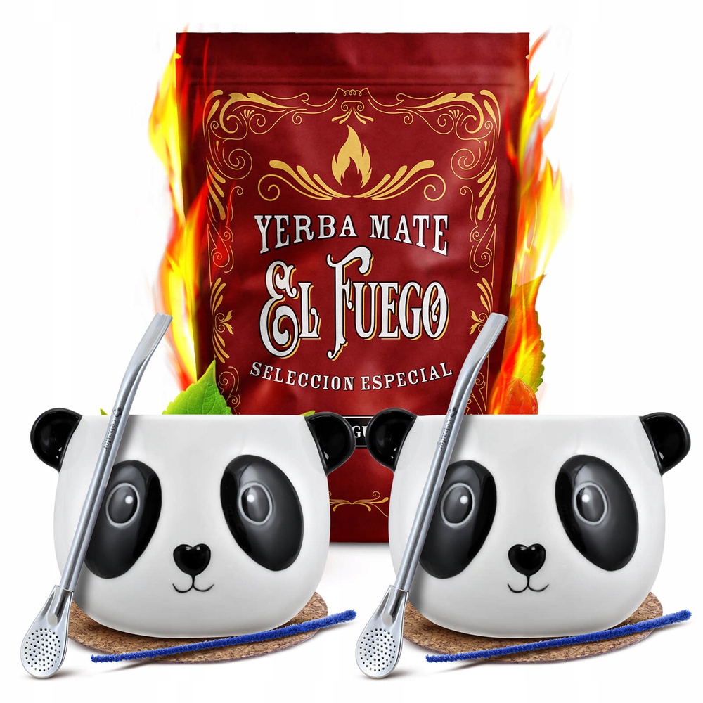 Levně Startovací sada Yerba Mate El Fuego Energia tykva bombilla 500g Pro Dva
