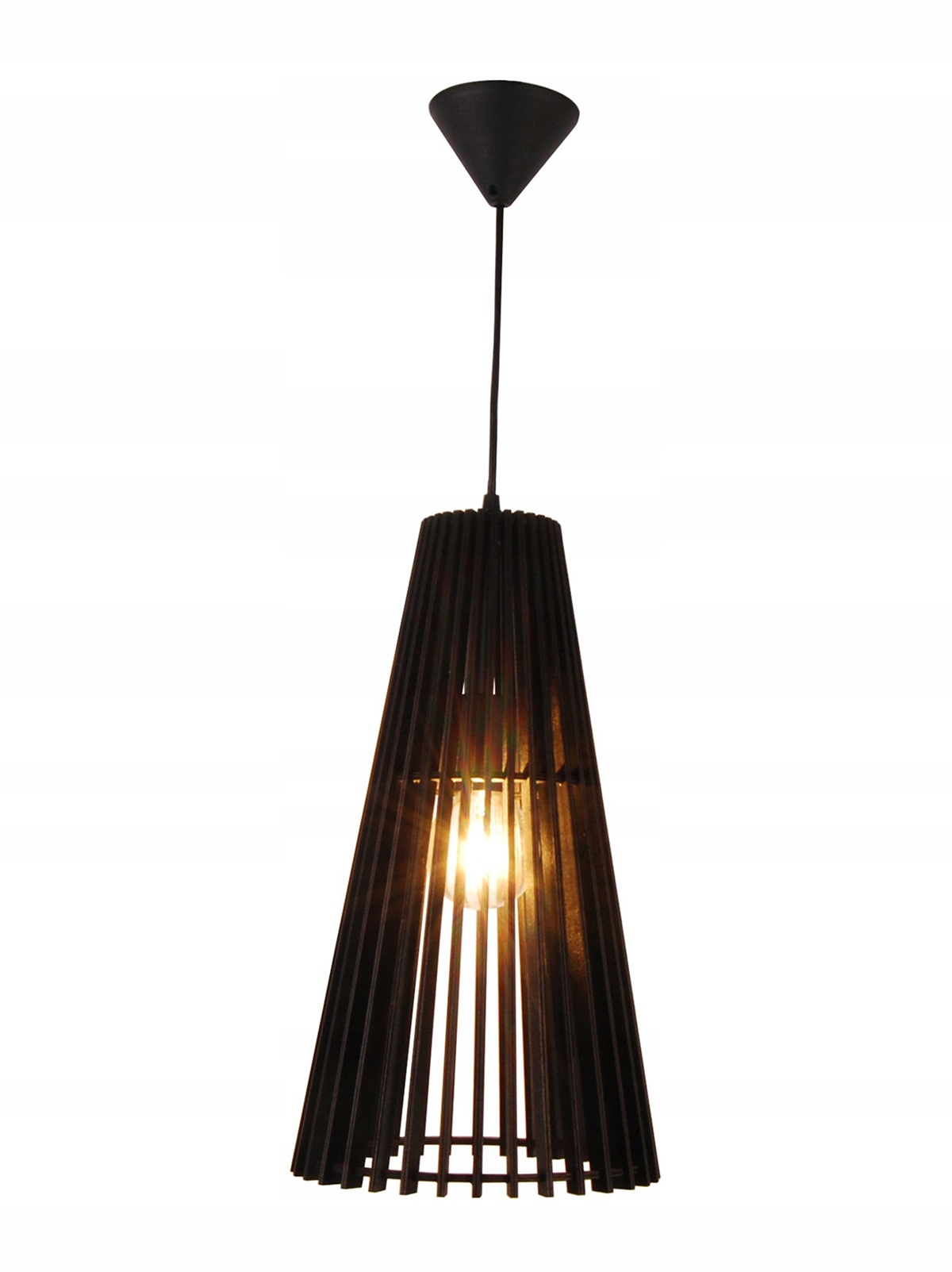 Závesná Lampa Osaka 1X40W E27 Čierna