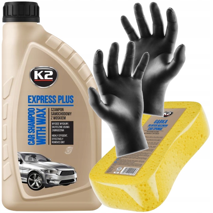 

K2 Express Plus 1L Szampon Samochodowy Wosk ReG