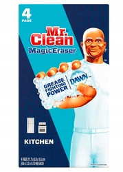 Levně Mr. Clean Magic Eraser Kitchen 4 ks Sada kouzelných houbiček