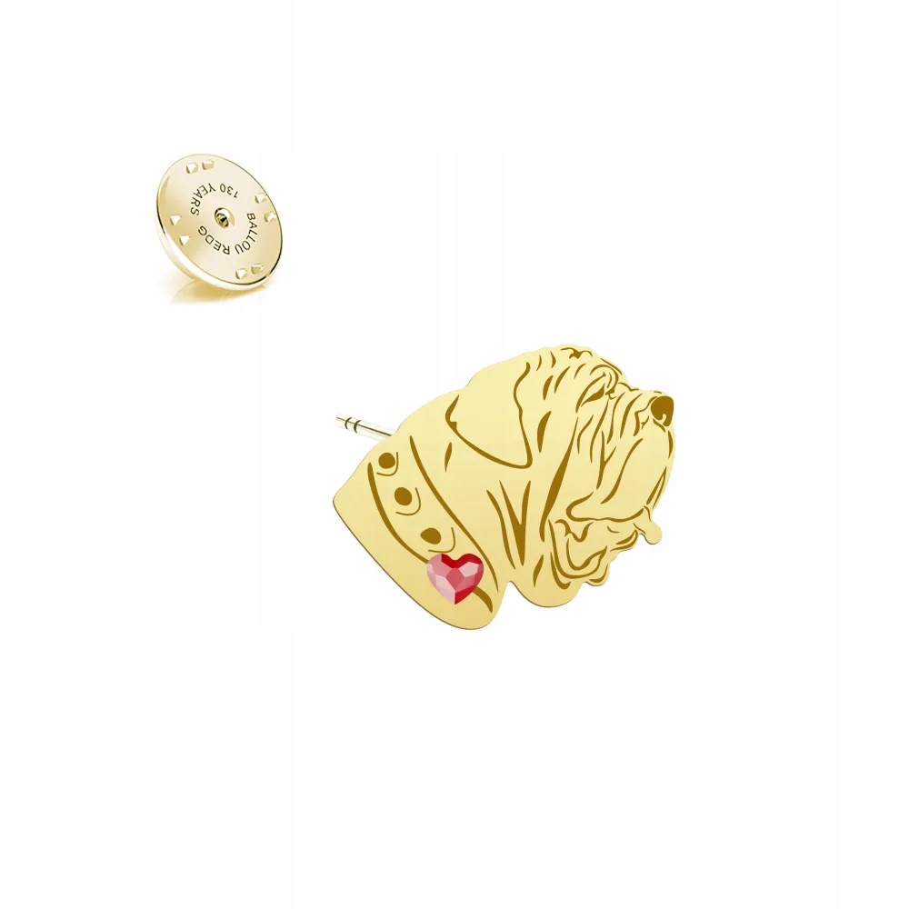 Odznak Mastino Napoletano 925 Šperky k narozeninám Dedikace