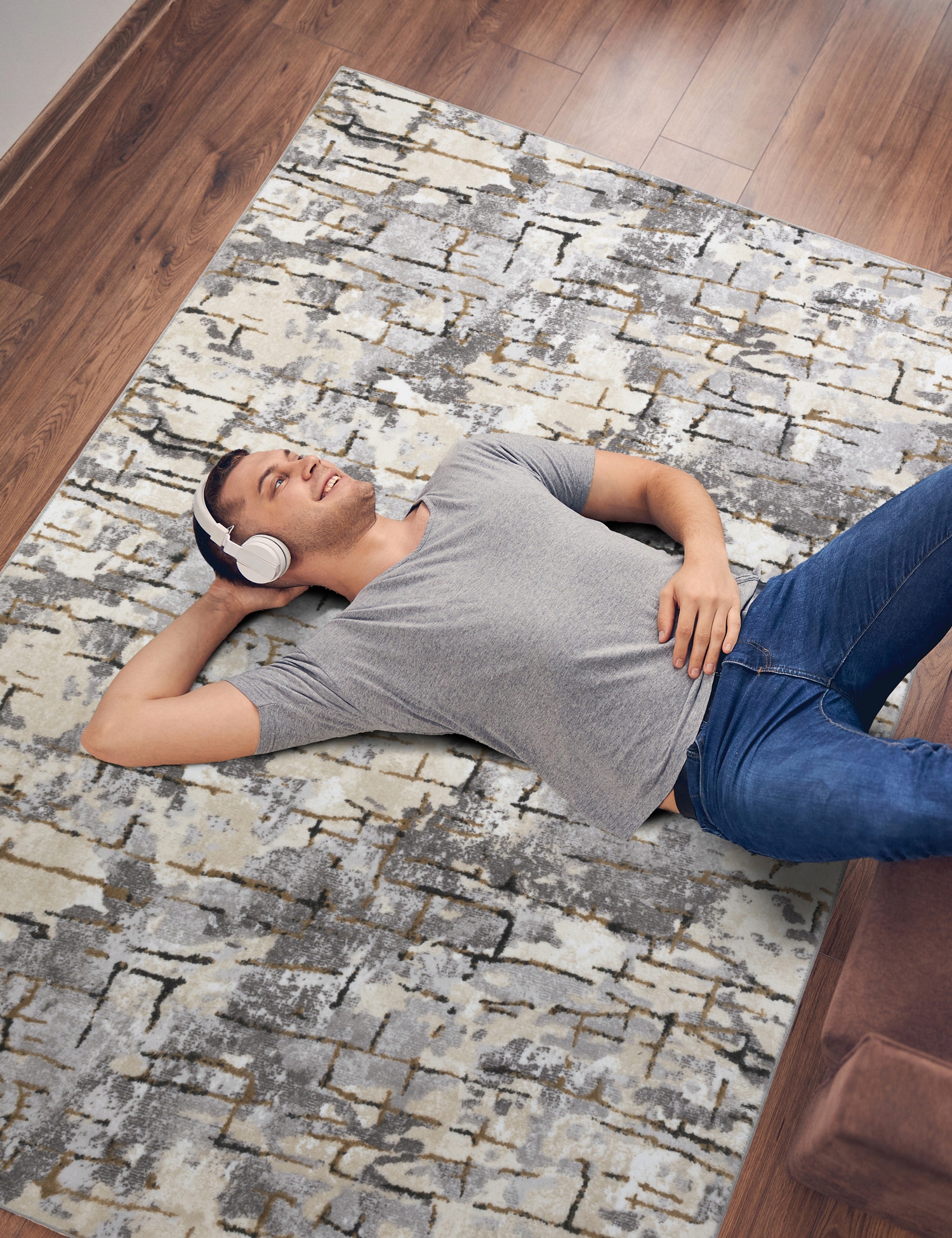 DYWAN NOWOCZESNY DO SALONU SYPIALNI MŁODZIEŻOWY ANTYPOŚLIZGOWY 120x170CM Marka e-floor