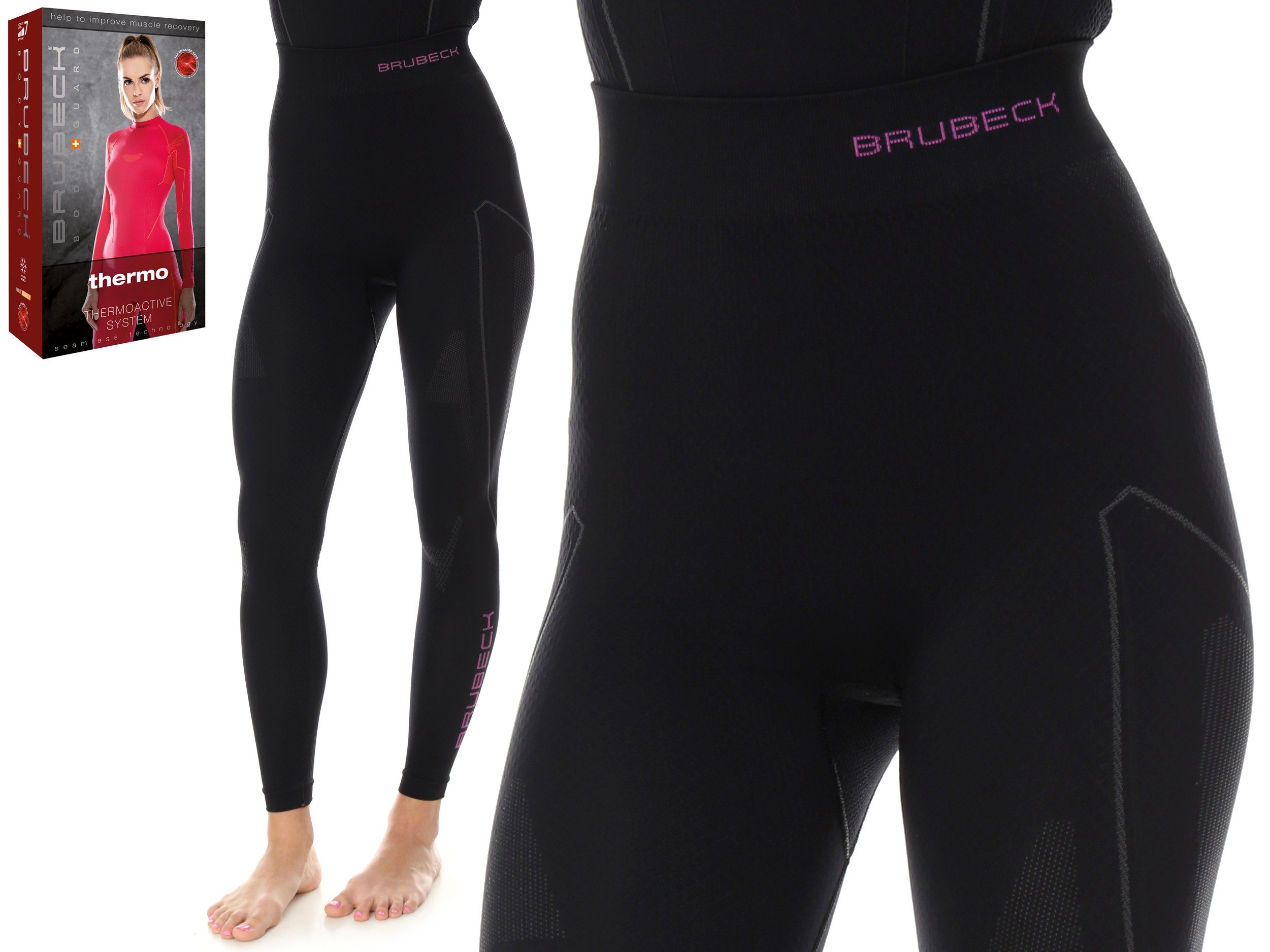 Damskie SPODNIE NA ROWER ZIMOWE Brubeck LE11870-L